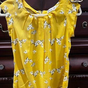 Yellow Sunny Girl top